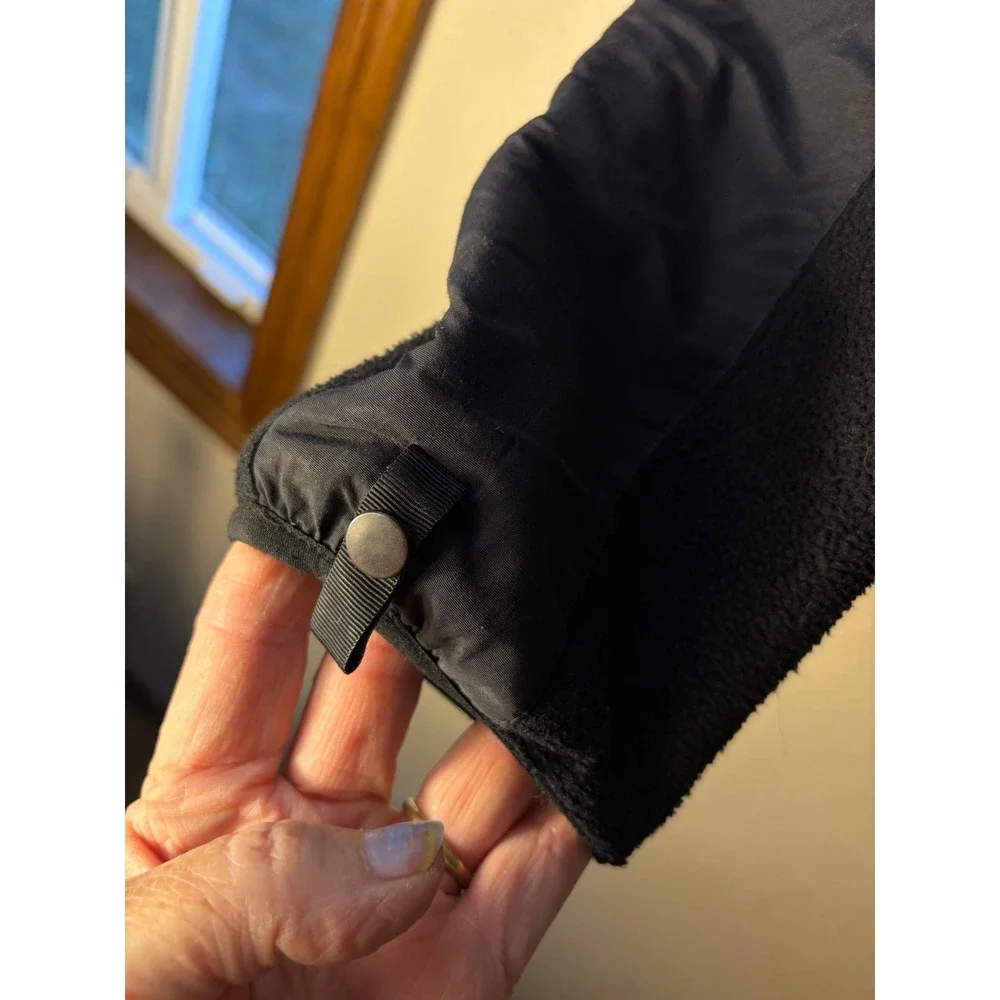 The North Face Denali Polartec Fleece Jacket Black Full Zip Mens Large